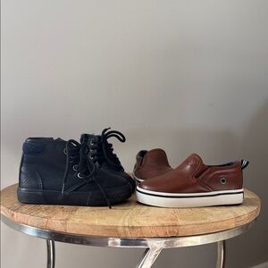 2 pairs Nautica Toddler shoes